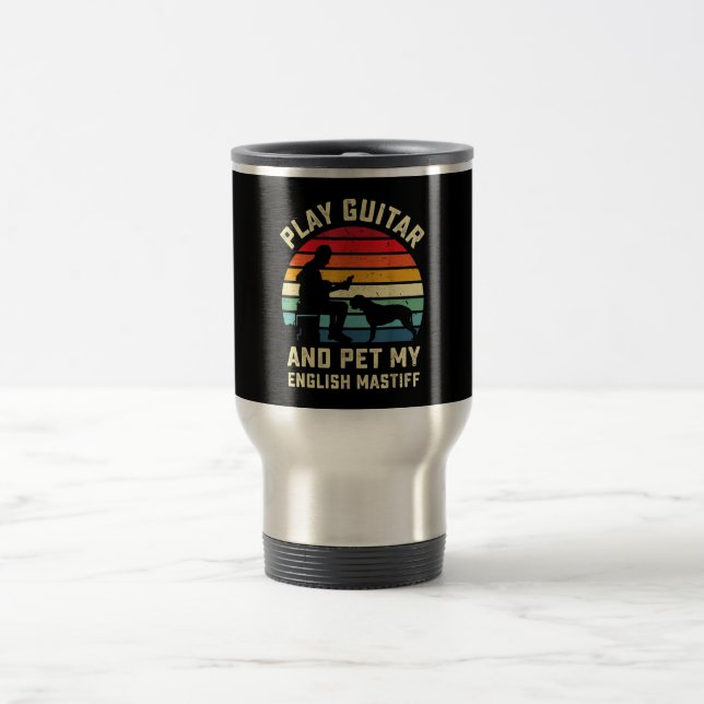 Taza De Viaje Mamáes inglesas adoran a dueño de perro Mascota gu (Centro)