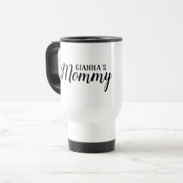 Taza De Viaje Mami blanca personalizada
