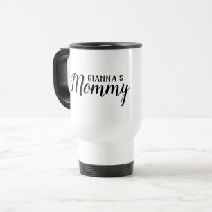 Taza De Viaje Mami blanca personalizada