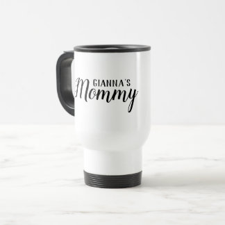 Taza De Viaje Mami blanca personalizada