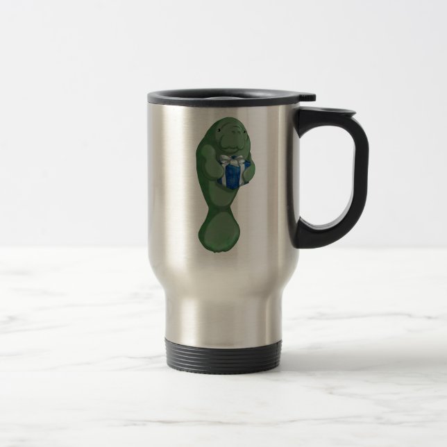 Taza De Viaje Manatee del navidad (Derecha)