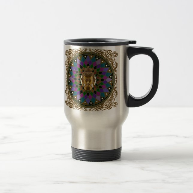 Taza De Viaje Mandala de OM Buda (Derecha)