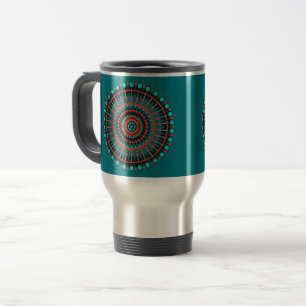 Taza De Viaje Mandala nativa norteamericana