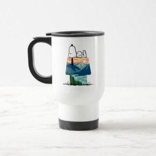 Taza De Viaje Maní Snoopy Dog House Go Wild