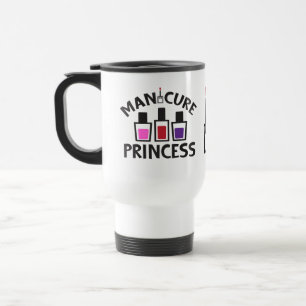 Taza De Viaje Manicurista Técnica de Uñas Cosmetóloga Salón de M