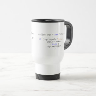 Taza De Viaje Manipulación de viaje de Java