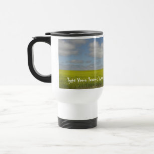 Taza De Viaje Manitoba Mug Prairie Paisaje Mugs Cubos de viajes