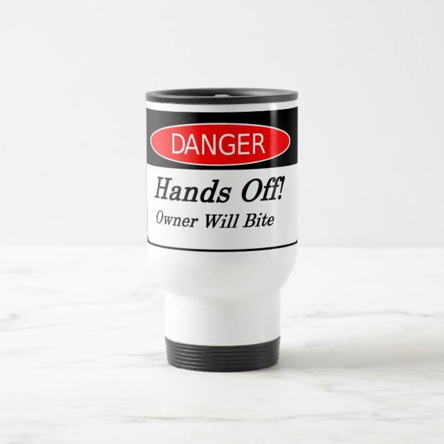Taza De Viaje ¡Manos apagado! - Viaje/taza del viajero (Centro)