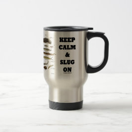 Taza De Viaje Mantener La Calma Y La Lluvia (Humor De Putas)