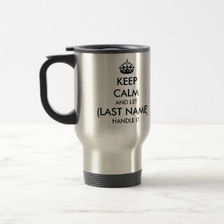 Taza De Viaje MANTENGA taza TRANQUILA/del viaje