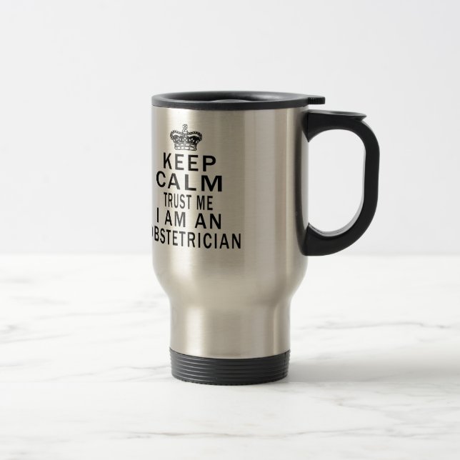 Taza De Viaje Mantenga tranquilo para confiarme en que soy (Derecha)