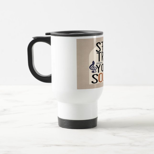Taza De Viaje Mantente Fiel A Tu Sonido 2 (Izquierda)