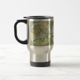 Taza De Viaje Mapa antiguo del mundo