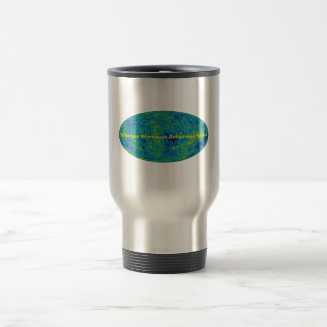 Taza De Viaje Mapa de anisotropía de microondas del universo de  (Centro)
