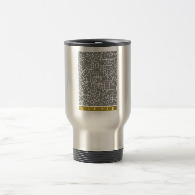 Taza De Viaje mapa de Madrid (Centro)
