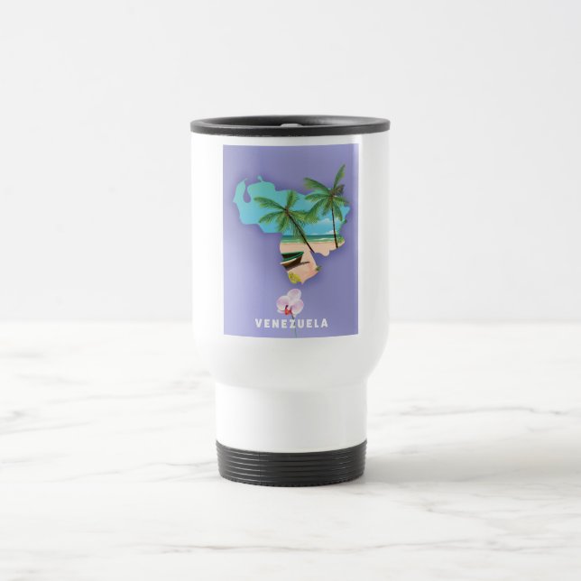 Taza De Viaje Mapa de Venezuela (Centro)