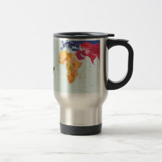Taza De Viaje Mapa del mundo