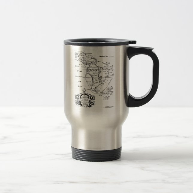 Taza De Viaje Mapa del tesoro pirata (Derecha)