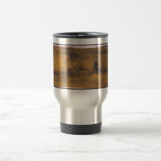 Taza De Viaje Mapa Mundial de Marte Planeta Rojo por Satélite 
