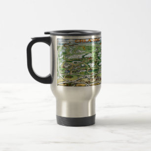Taza De Viaje Mapa Personalizado de Orlando Florida