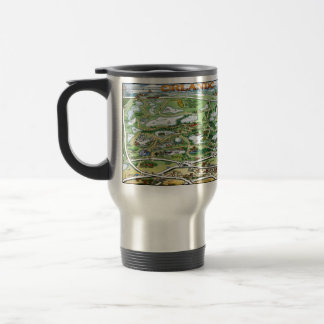 Taza De Viaje Mapa Personalizado de Orlando Florida