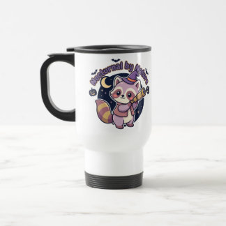 Taza De Viaje Mapache brujita nocturna por naturaleza