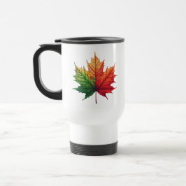 Taza De Viaje Maple Fall Leaf