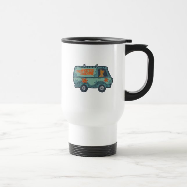 Taza De Viaje Máquina de misterio paisamente Scooby-Doo Driing (Derecha)