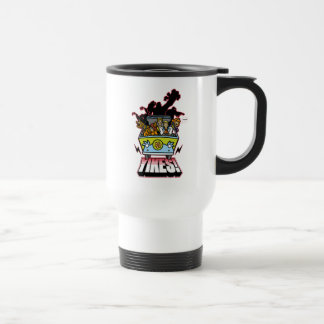 Taza De Viaje Máquina misteriosa "Yikes!" Diseño