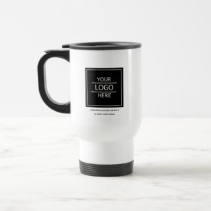 Taza De Viaje Marca de logotipo y nombre comercial del personali