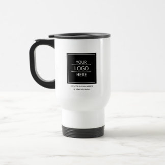 Taza De Viaje Marca de logotipo y nombre comercial del personali
