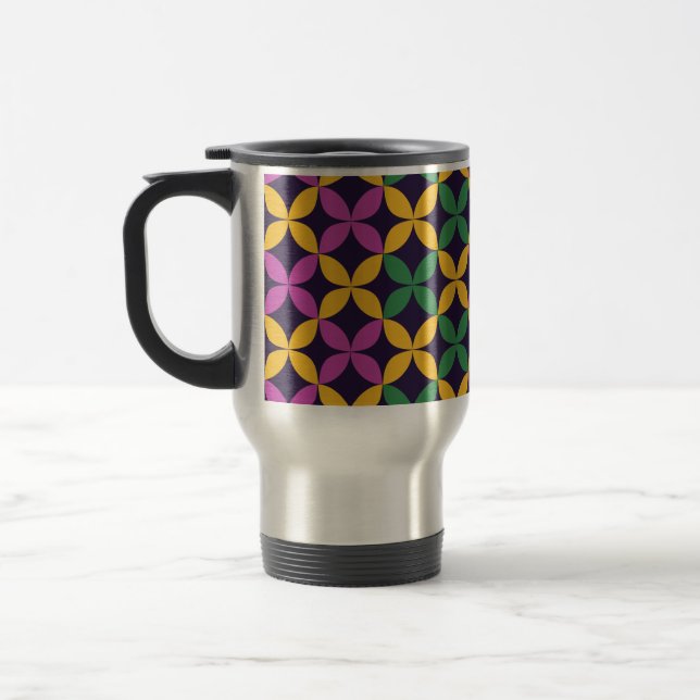 Taza De Viaje Mardi Gras Siete Círculos (Izquierda)