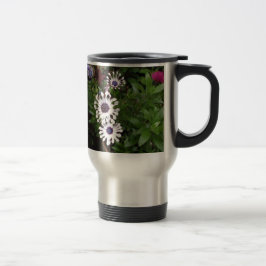 Taza De Viaje Margarita africana blanca