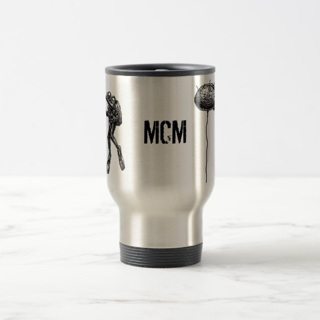 Taza De Viaje Marina de guerra EOD MCM (Centro)