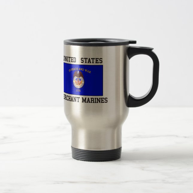 Taza De Viaje Marina mercante de los E.E.U.U. (Derecha)