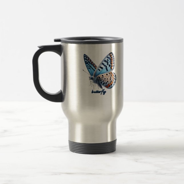Taza De Viaje Mariposa (Izquierda)