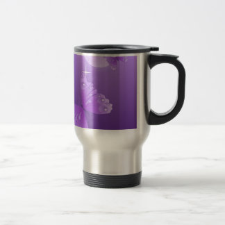 Taza De Viaje mariposa-69998 personalizado mariposa púrpura vec
