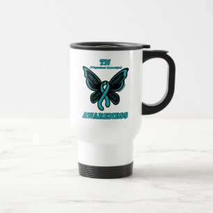 Taza De Viaje Mariposa/Conciencia...TN Travel Mug