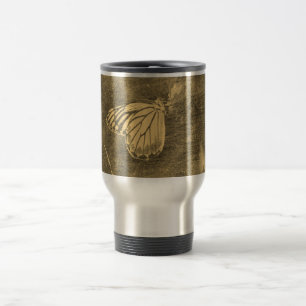 Taza De Viaje Mariposa de época en la flor #2 - Mug