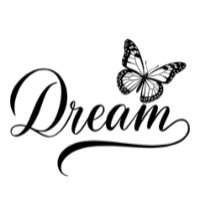 Mariposa de Sueño - Inspiración de Letra Negra Ele