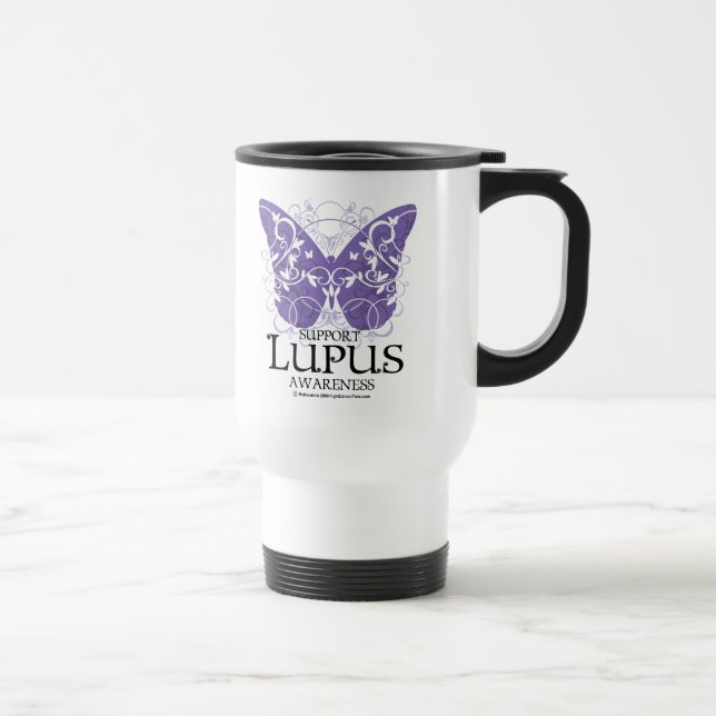 Taza De Viaje Mariposa del lupus (Derecha)