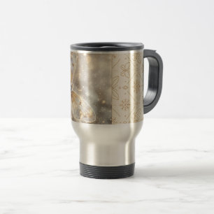 Taza De Viaje Mariposa dorada de invierno