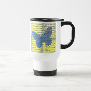 Taza De Viaje Mariposa eslogan