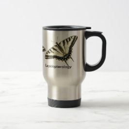 Taza De Viaje Mariposa Lepidopterology del swallowtail del tigre