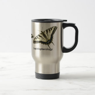 Taza De Viaje Mariposa Lepidopterology del swallowtail del tigre