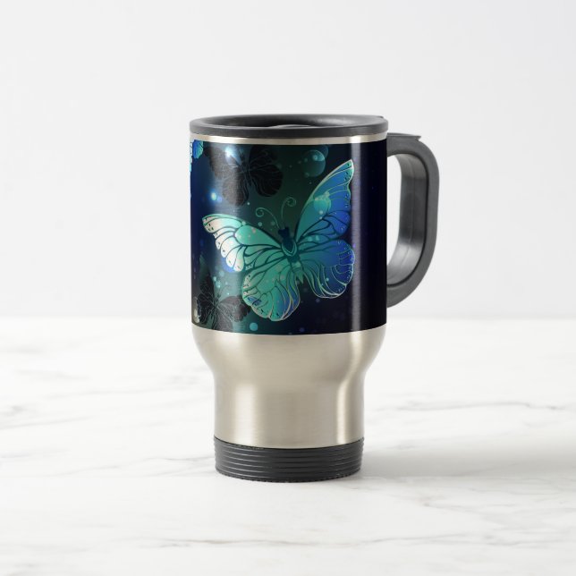 Taza De Viaje Mariposa nocturna fluida (Anverso derecho)