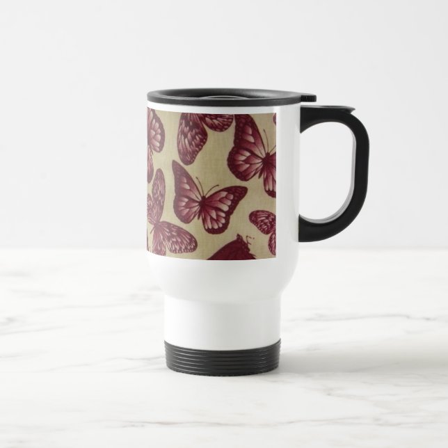 Taza De Viaje Mariposas púrpuras (Derecha)