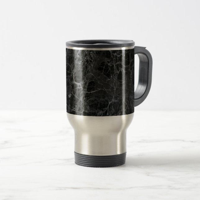 Taza De Viaje Mármol negro (Anverso derecho)