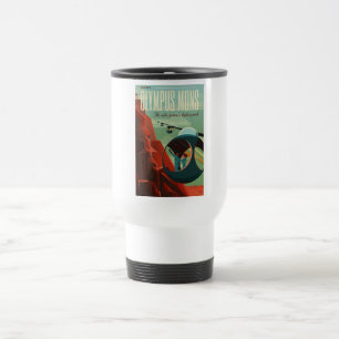 Taza De Viaje Marte Olympus Mons Sistema Solar Volcán Más Alto