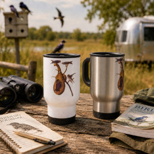 Taza De Viaje Martín Purpúreo Vintage Audubon